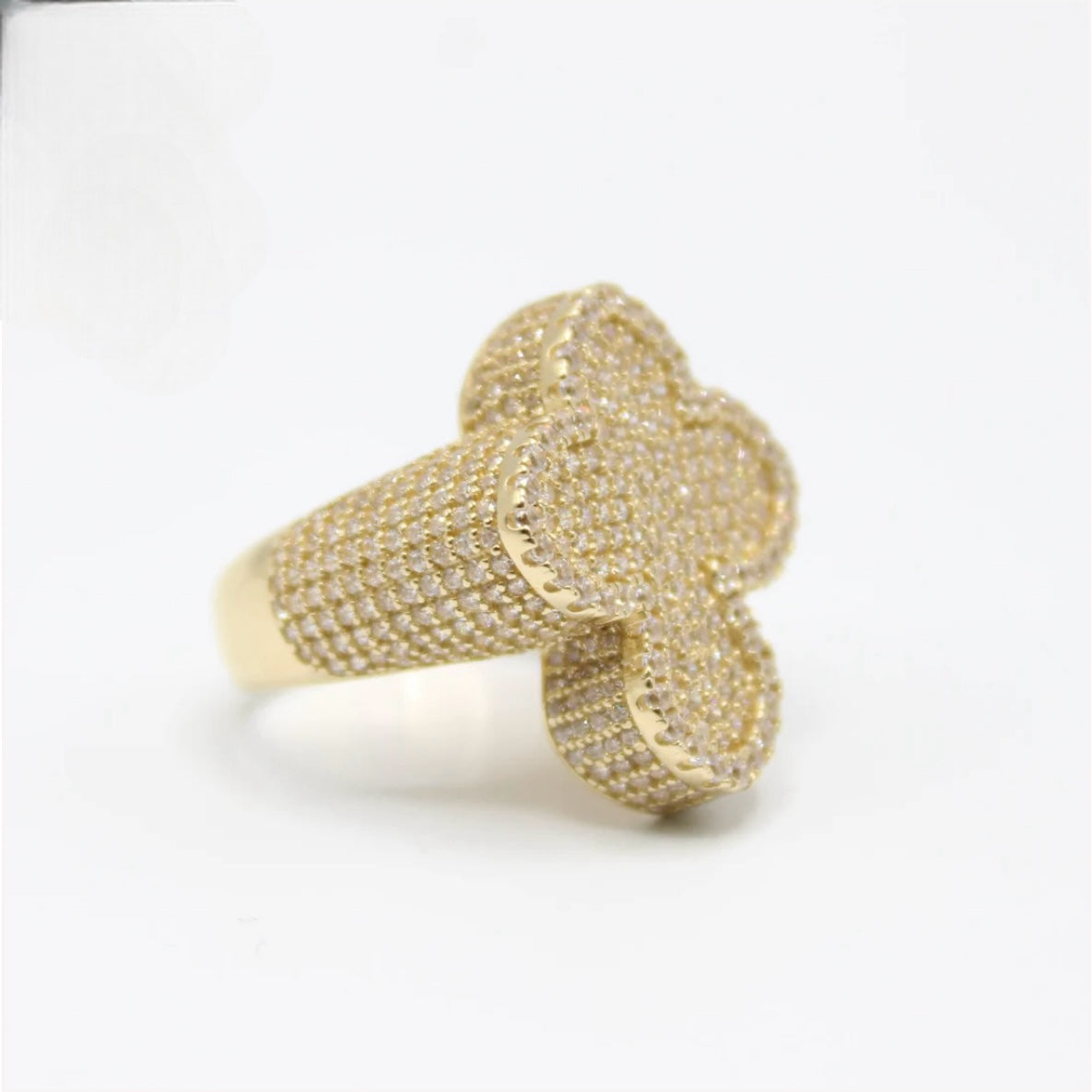 NEW* 14k CZ Cross Men's Ring